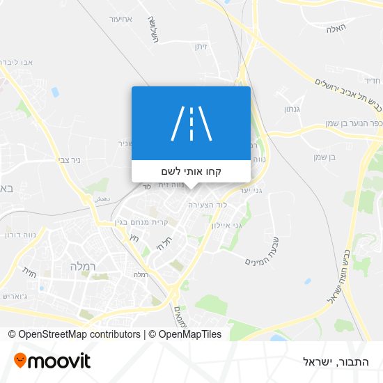 מפת התבור