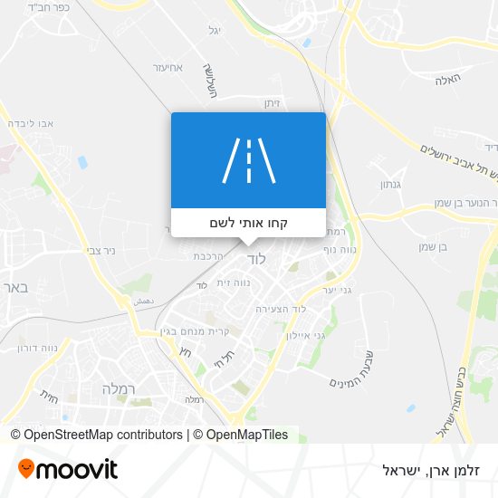 מפת זלמן ארן