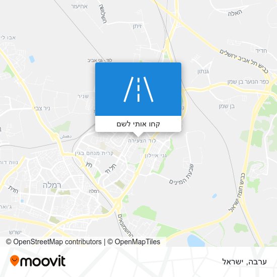 מפת ערבה