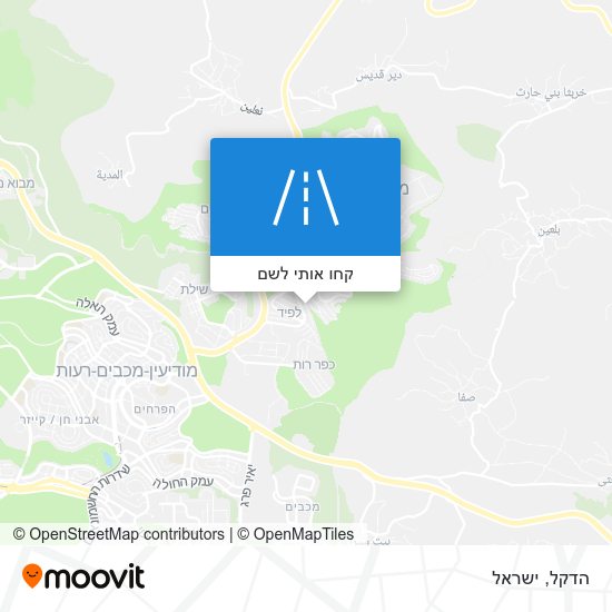 מפת הדקל
