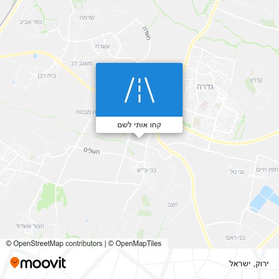 מפת ירוק