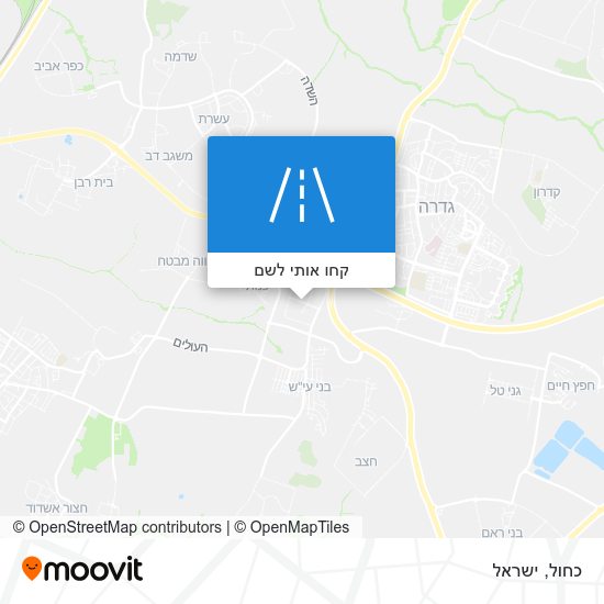 מפת כחול