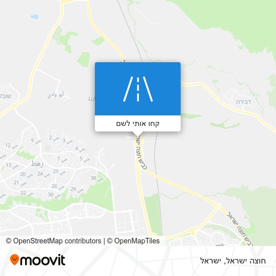 מפת חוצה ישראל