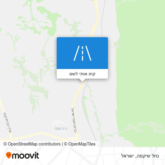 מפת נחל שיקמה