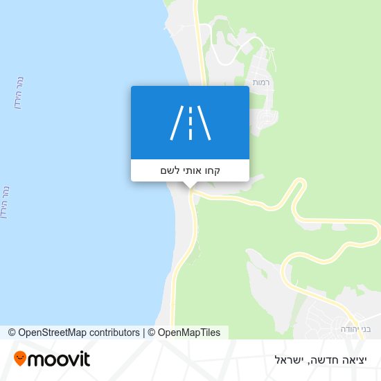 מפת יציאה חדשה