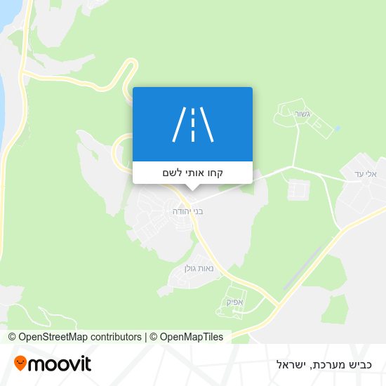 מפת כביש מערכת