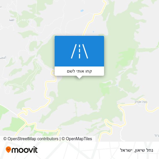 מפת נחל שיאון