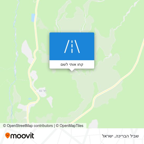 מפת שביל הבריכה