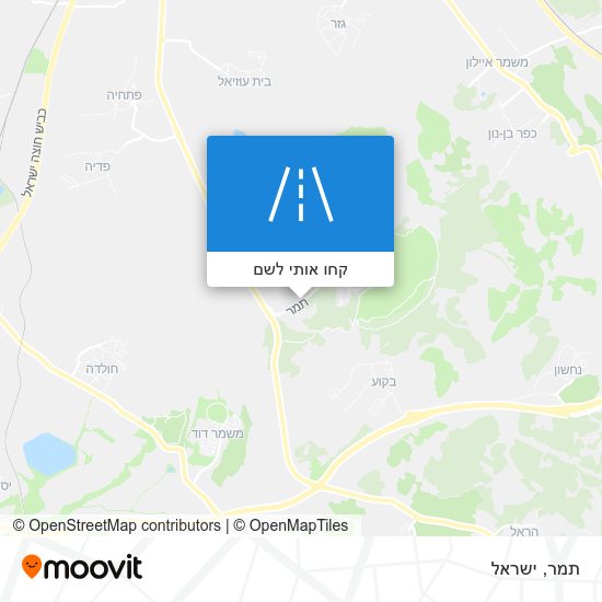 מפת תמר