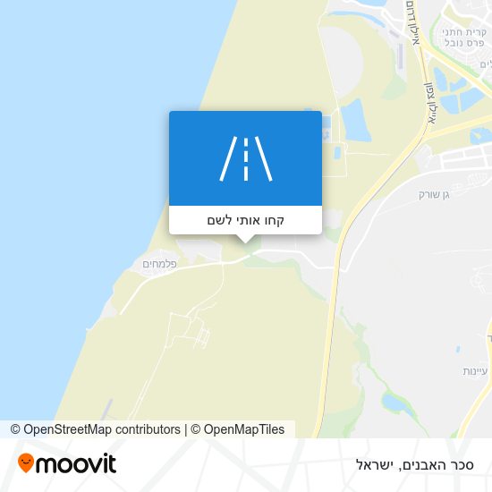 מפת סכר האבנים