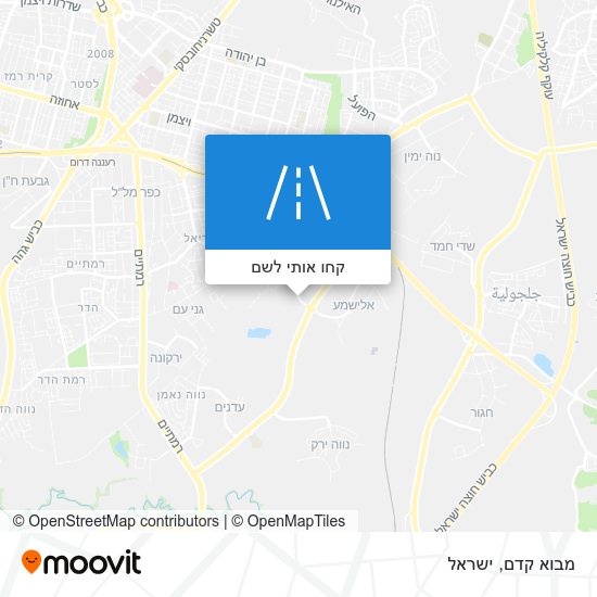 מפת מבוא קדם