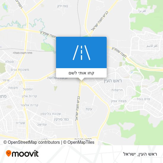 מפת ראש העין