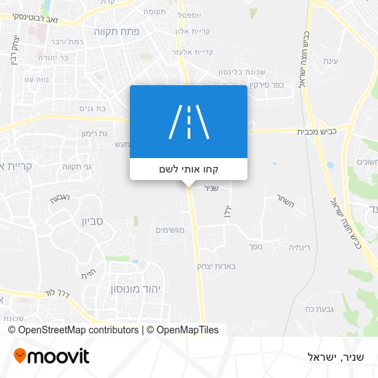 מפת שניר