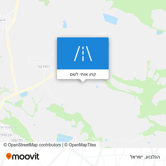 מפת הגלבוע