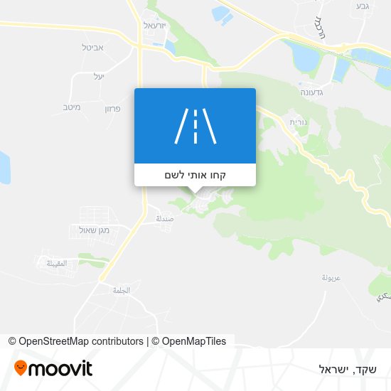 מפת שקד