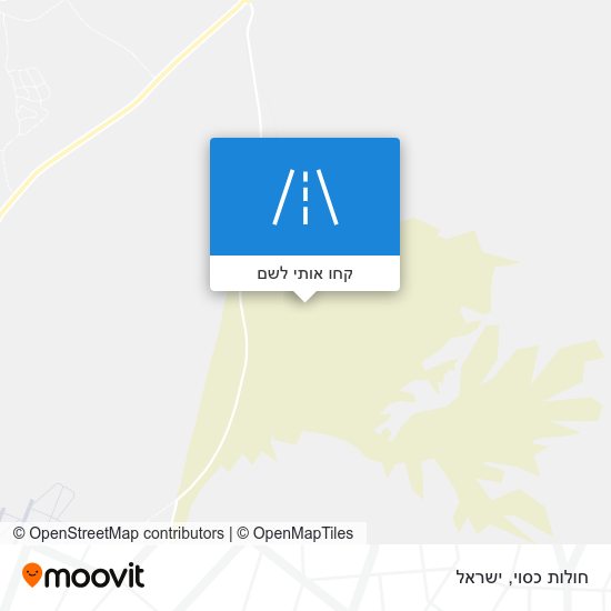 מפת חולות כסוי