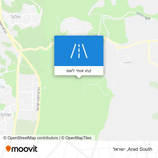 מפת Arad South