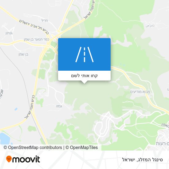מפת סינגל המזלג