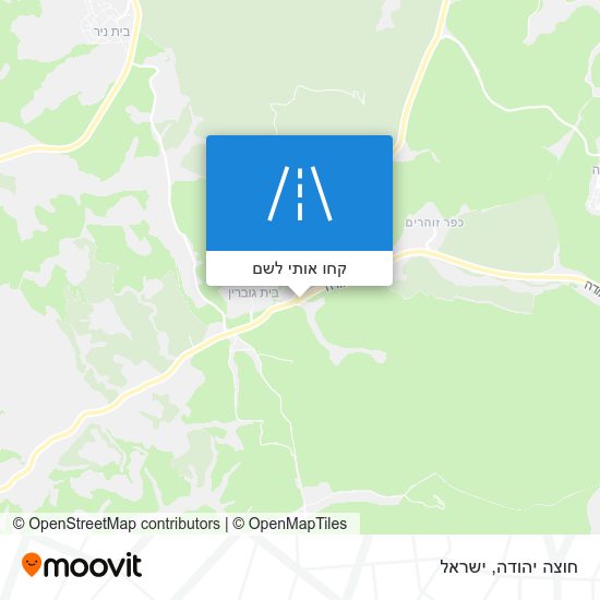 מפת חוצה יהודה