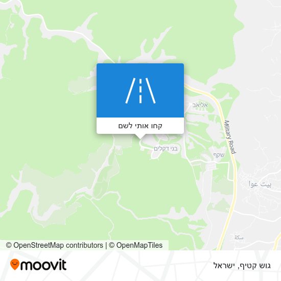 מפת גוש קטיף