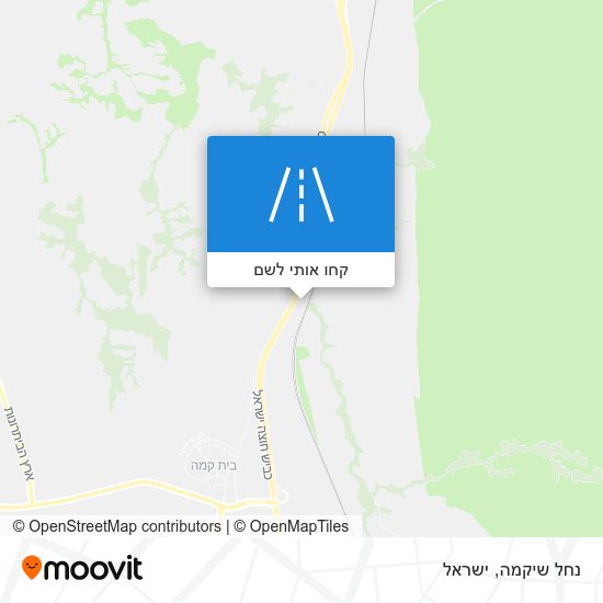 מפת נחל שיקמה