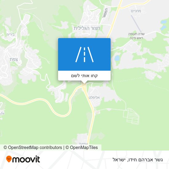 מפת גשר אברהם חידו