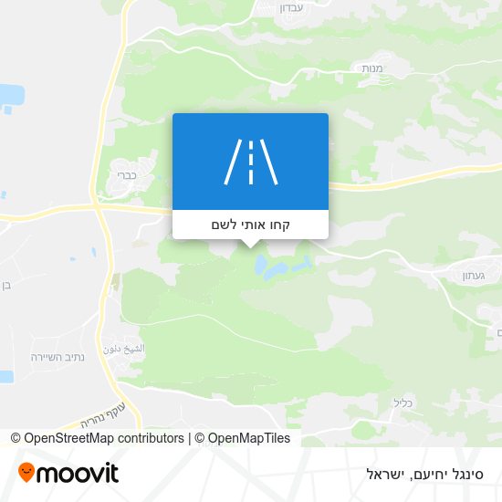מפת סינגל יחיעם