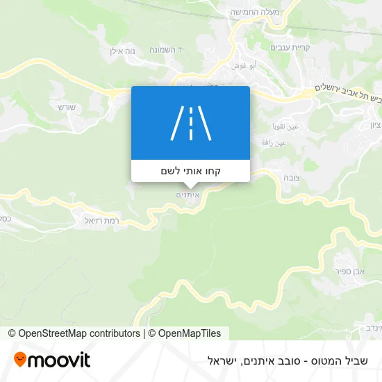 מפת שביל המטוס - סובב איתנים