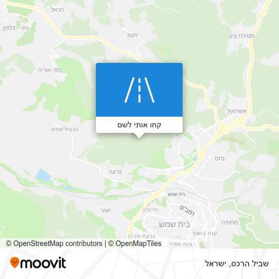 מפת שביל הרכס