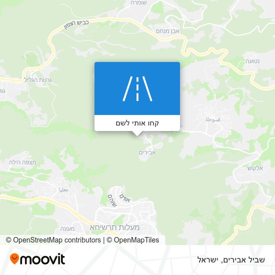 מפת שביל אבירים