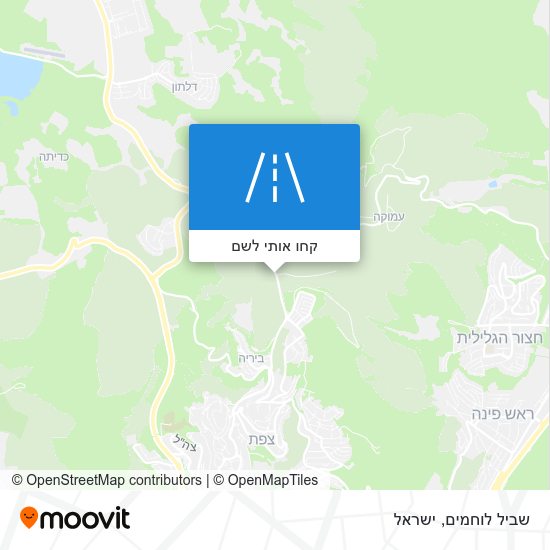מפת שביל לוחמים