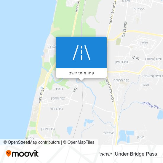 מפת Under Bridge Pass