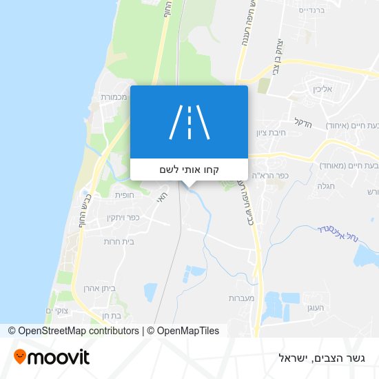 מפת גשר הצבים