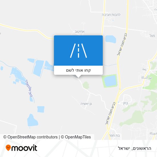 מפת הראשונים