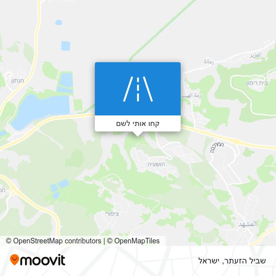 מפת שביל הזעתר