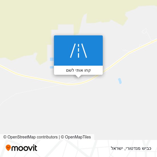 מפת כביש מנדטורי