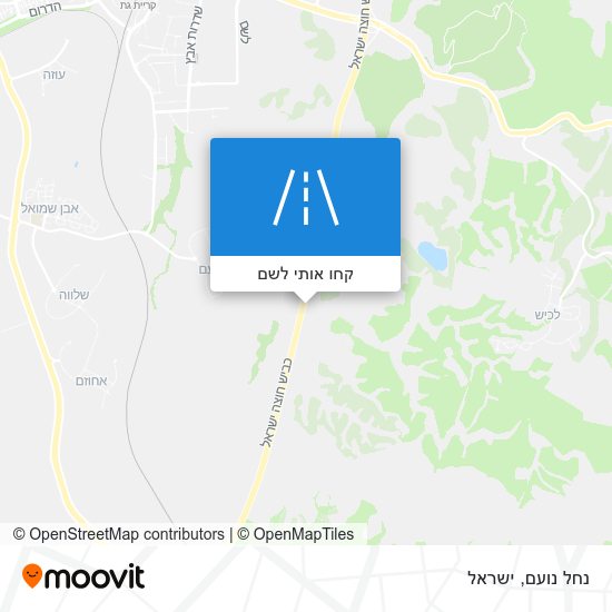 מפת נחל נועם