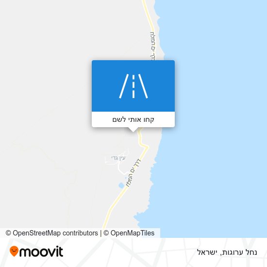 מפת נחל ערוגות