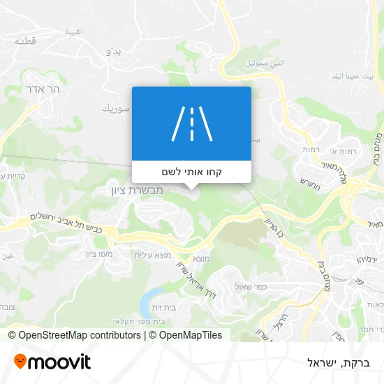 מפת ברקת