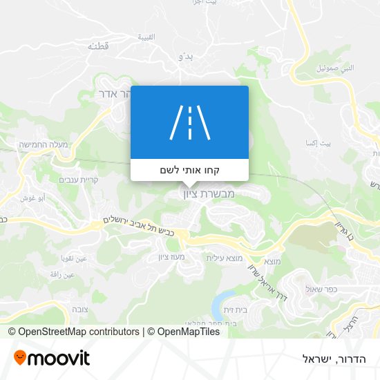 מפת הדרור