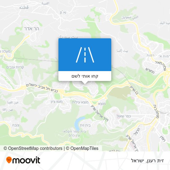 מפת זית רענן