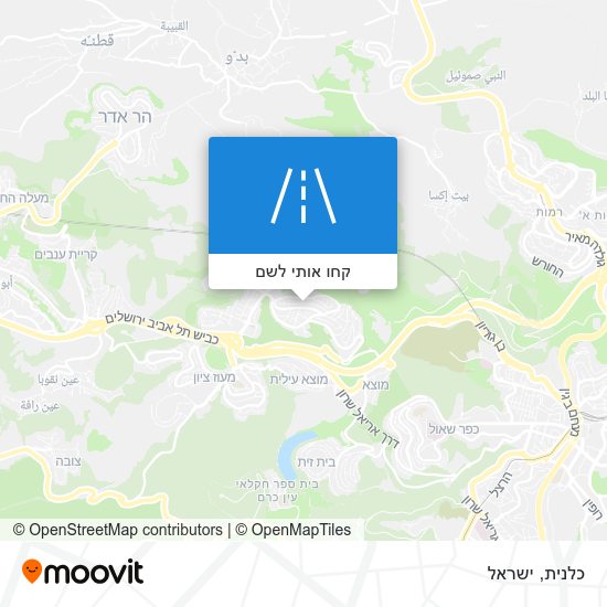 מפת כלנית