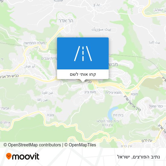 מפת נתיב הפורצים