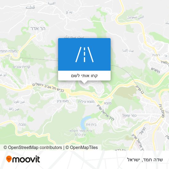 מפת שדה חמד