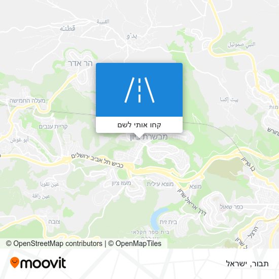 מפת תבור