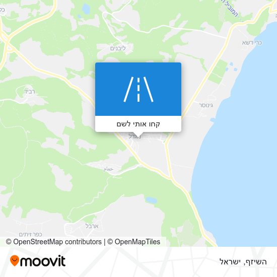 מפת השיזף
