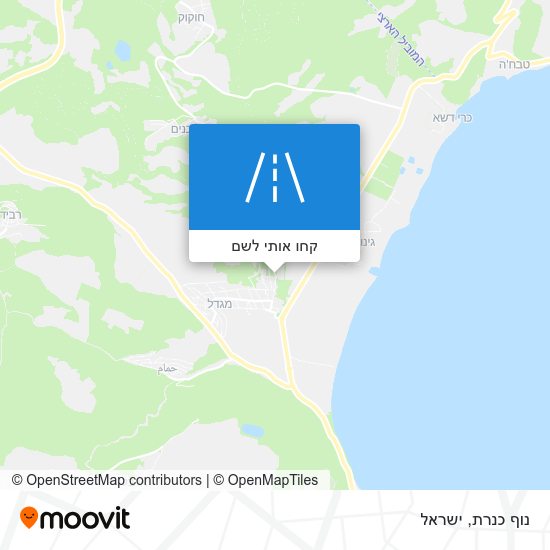 מפת נוף כנרת