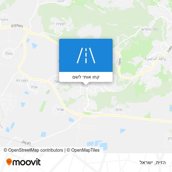 מפת הזית
