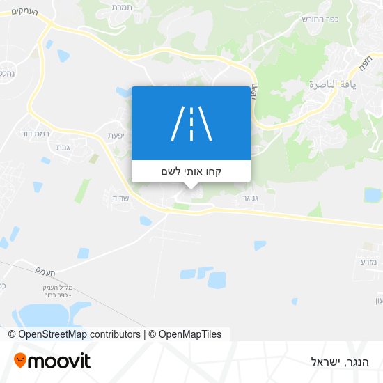 מפת הנגר