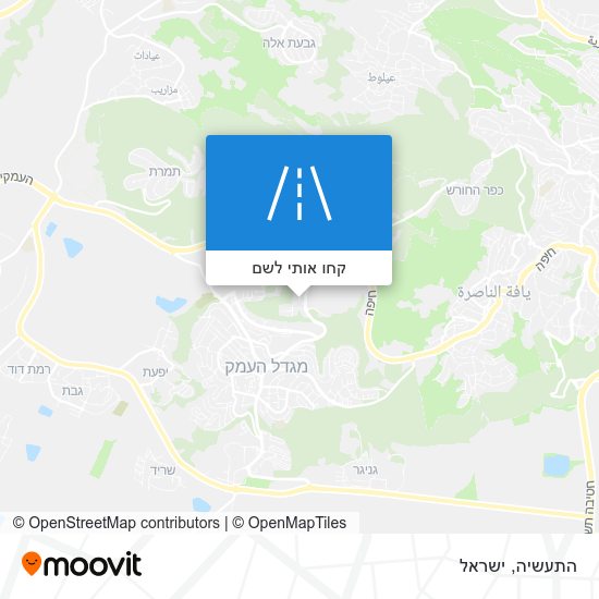 מפת התעשיה